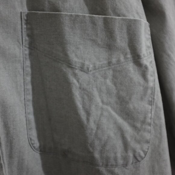 Khakis by Arrow green button shirt 100% cotton size LT - Picture 8 of 10